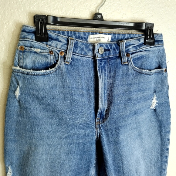 abercrombie and Fitch the mom high rise jeans Sz 27/ 4 - Picture 3 of 11